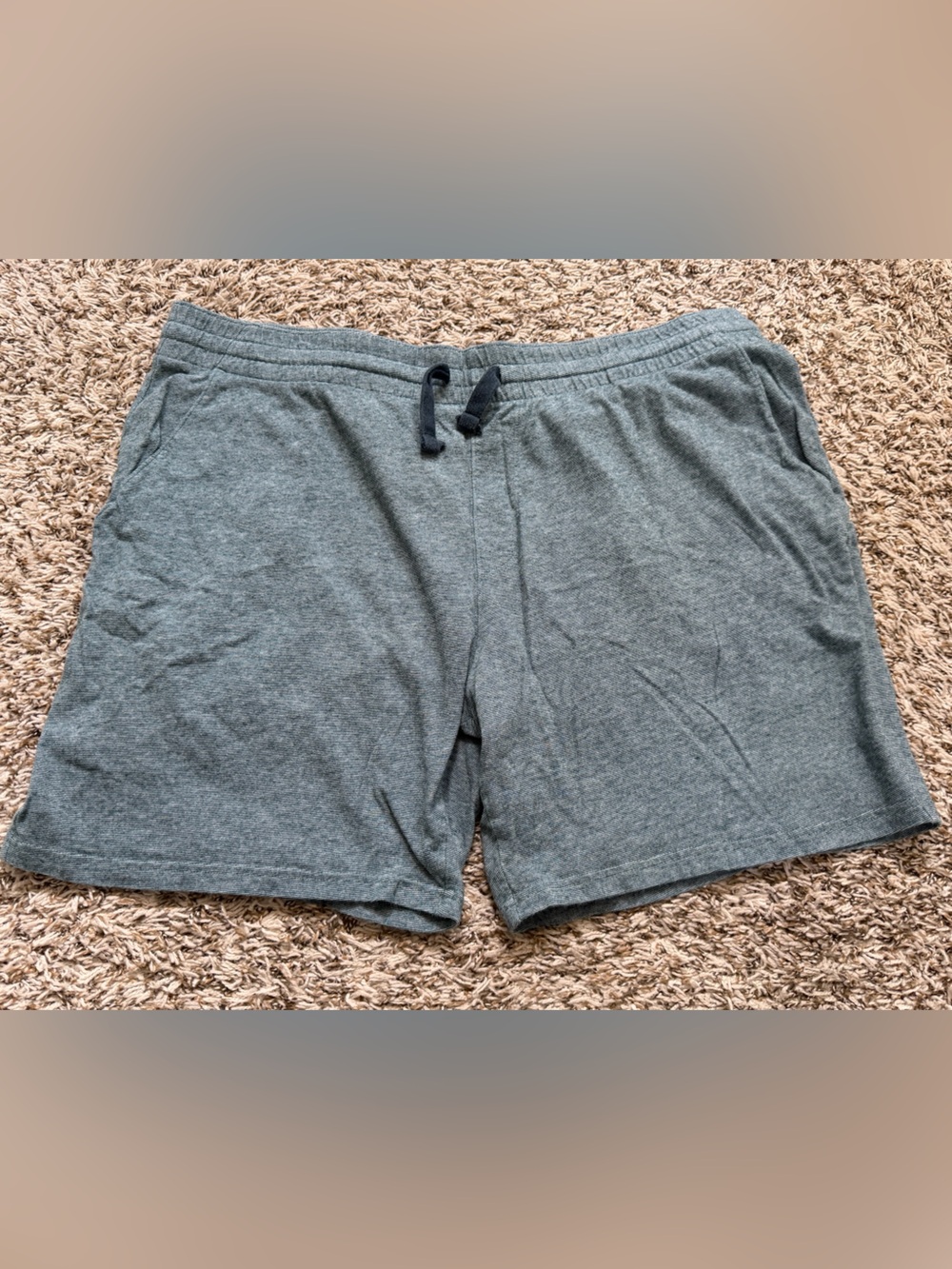 Old Navy Men's Green Striped Athletic Lounge Shorts